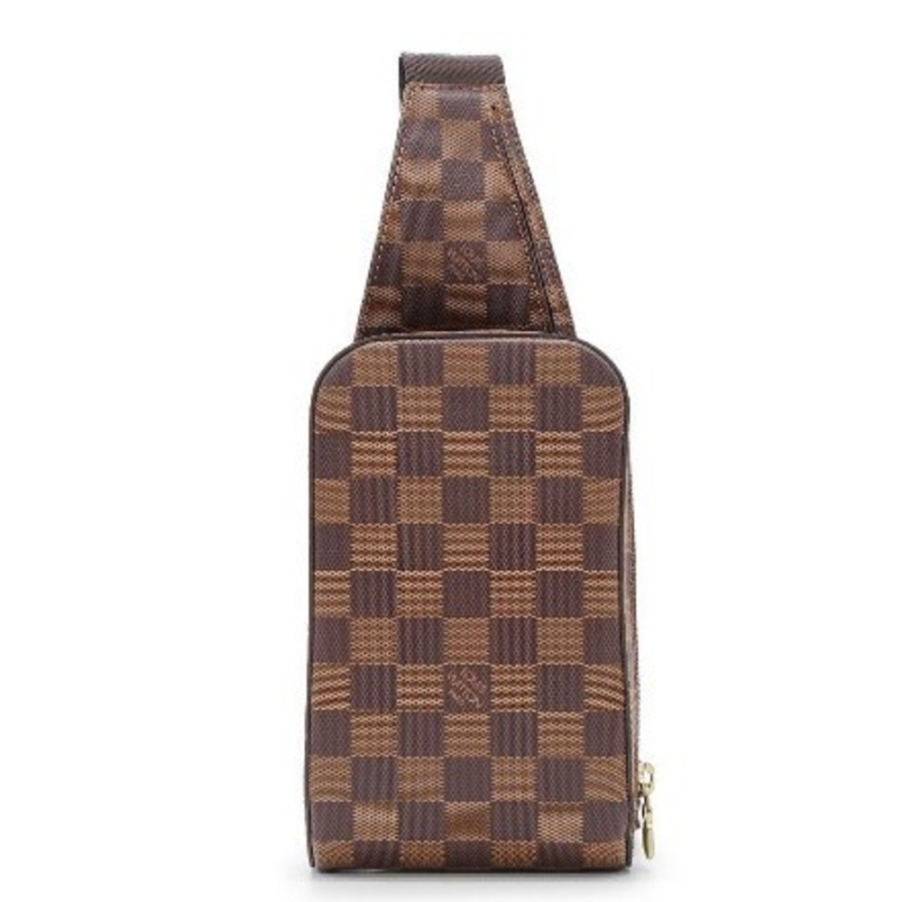 Louis Vuitton Jeronimos Body Bag Waist Bag Damier Brown